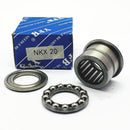 Abdul Traders YFB NKX 20 needle roller bearing with ball bearing components and branded packaging box