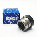 Abdul Traders YFB NKX 20z needle roller bearing with its blue branded packaging box