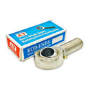 Abdul Traders AT POS 30L male rod end bearing with left-hand thread, 30mm bore, steel construction, and nickel-plated finish.