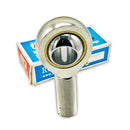 Abdul Traders AT POS 30L male rod end bearing with left-hand thread, 30mm bore, steel construction, and PTFE liner.