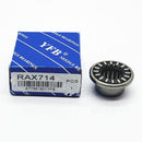 Abdul Traders YFB RAX 714 needle roller bearing with its blue and white branded packaging box