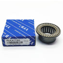 Abdul Traders YFB RAX 730 needle roller bearing with its blue branded packaging box for industrial machinery.
