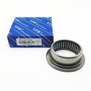 Abdul Traders YFB RAX 745 needle roller bearing with its blue and white branded packaging box on a white background