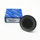 Abdul Traders RAXF 730 needle roller bearing with combined ball roller design shown next to its branded YFB box