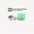 Abdul Traders Raytools ceramic body D28xM11 for laser cutting heads, white ceramic with metal accents.