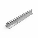 Abdul Traders SBR 10-4000 supported linear round shaft, 10mm diameter, silver aluminium and steel, 4000mm length