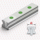 Abdul Traders SHAC GHR 45 heavy-duty precision linear guide rail with mounting holes for CNC and industrial machinery
