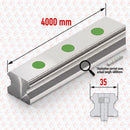 Abdul Traders SHAC GHR 35-4000 4000mm heavy-duty precision linear guide rail for CNC and automation machinery.