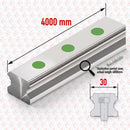 Abdul Traders SHAC GHR 30-4000 4000mm linear guide rail for heavy-duty CNC and industrial automation systems.