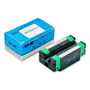 Abdul Traders SHAC QHH 15CA CNC linear guideway block with green end caps and metal rail housing in branded box