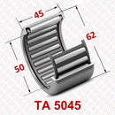 Abdul Traders YFB TA 5045 drawn cup needle roller bearing with technical dimension diagram for industrial machinery