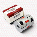 Abdul Traders WERB flexible CNC shaft coupling D40-55-15-12 with red insert and box packaging