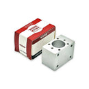 Abdul Traders WERB DSG 12H aluminum nut support housing for 12 mm CNC ball screw nuts, compact design for precision automation.