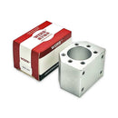 Abdul Traders WERB DSG 16H nut support housing for 16 mm CNC ball screw nuts, made of silver metal.
