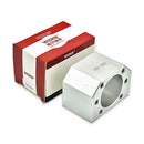 Abdul Traders WERB DSG 20H nut support housing for 20 mm CNC ball screw nuts, made of silver metal with mounting holes.