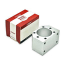 Abdul Traders WERB DSG 20H nut support housing for 20 mm CNC ball screw nuts, made of silver metal.