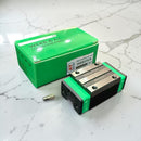 Abdul Traders WERB HGH 15CA linear guide block, standard load carriage for 15mm rail, black and green.