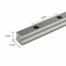 Abdul Traders WERB HGR 25-4000 linear guide rail, 25mm width, 4000mm length, precision steel construction.