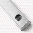 Abdul Traders WERB HGR 35 linear guide rail with precision-ground steel surface and mounting hole for CNC machinery.