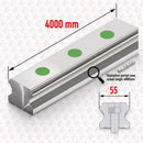 Abdul Traders WERB HGR 55 heavy-duty linear guide rail with 55 mm width for CNC machines and industrial automation