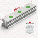 Abdul Traders WERB HGR 45-4000 linear guide rail, 45mm wide and 4000mm long, for industrial CNC automation.