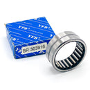 Abdul Traders YFB BR 303916 heavy-duty machined needle roller bearing without inner ring next to its blue product box