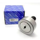 Abdul Traders YFB CF 30 needle roller cam follower bearing with its blue branded packaging box