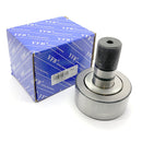 Abdul Traders YFB CF 30 needle roller cam follower bearing with its branded blue packaging box