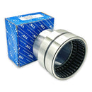 Abdul Traders YFB NA 6918 needle roller bearing with metallic finish in front of its blue branded product box