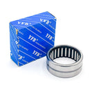 Abdul Traders YFB BR 303916 heavy-duty machined needle roller bearing without inner ring next to its blue product box
