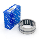 Abdul Traders YFB BR 324116 heavy-duty machined needle roller bearing without inner ring next to its blue product box