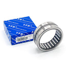 Abdul Traders YFB BR 324116 heavy-duty machined needle roller bearing without inner ring next to its blue product box
