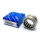 Abdul Traders YFB NKS 25 needle roller bearing without IR, featuring a metallic finish and original blue product box.