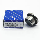 Abdul Traders YFB RAXF 718 needle roller bearing with its blue and white product packaging box