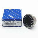 Abdul Traders YFB RAXF 718 needle roller bearing with blue branded packaging box for industrial machinery