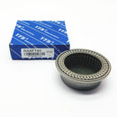 Abdul Traders YFB RAXF 745 needle roller bearing with its blue branded packaging box on a white background