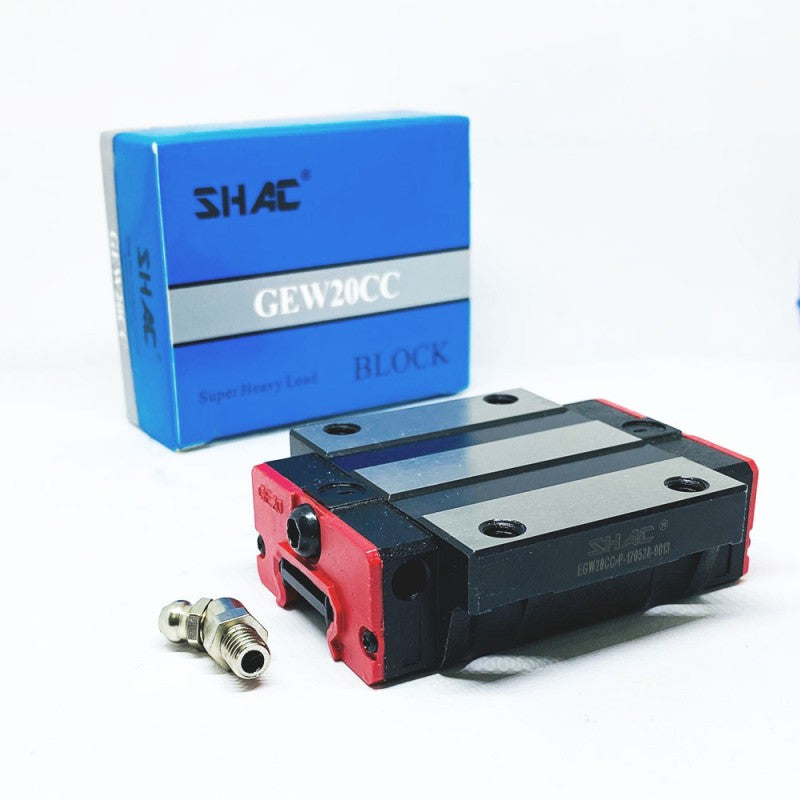 GEW 20 CC (EGW 20CC) - EGW Series , Linear Guide Blocks , CNC Linear Guideways | SHAC | Abdul Traders