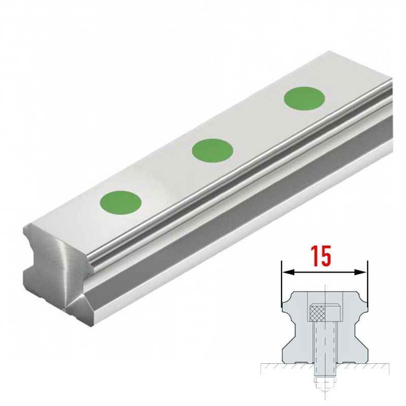 GHR 15 (HGR 15) - HGR Series , Linear Guide Rails , CNC Linear Guideways | SHAC | Abdul Traders