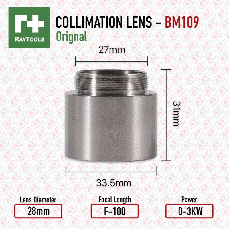 BM109 | Collimation Lens Assembly | D28xFL100 | 120AH0600A | Raytools