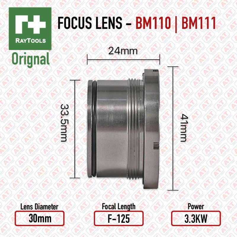 BM110-111 | Focus Lens Assembly | D30xFL125 | 120AG0700A | Raytools