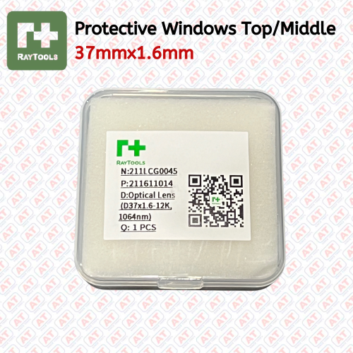Protective Window Top-Middle 37x1.6x12KW Raytools