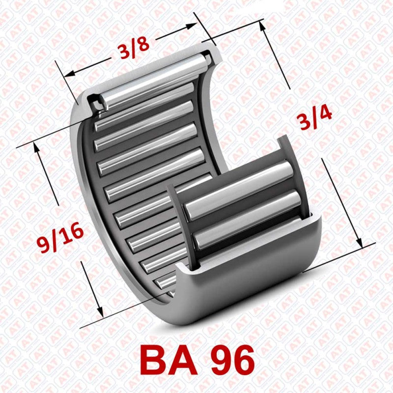 BA 0096 (SCE 96) - BA Series , Drawn Cup Bearings , Needle Roller Bearings | YFB | Abdul Traders