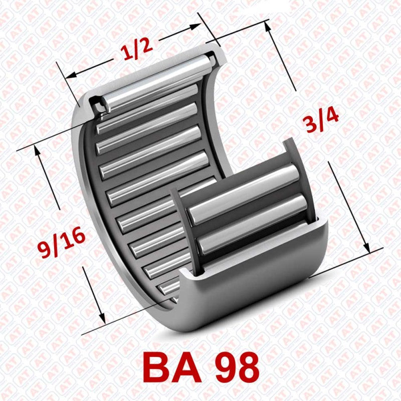 BA 0098 (SCE 98) - BA Series , Drawn Cup Bearings , Needle Roller Bearings | YFB | Abdul Traders