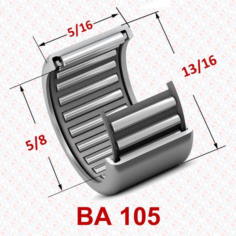 BA 0105 (SCE 105) - BA Series , Drawn Cup Bearings , Needle Roller Bearings | YFB | Abdul Traders