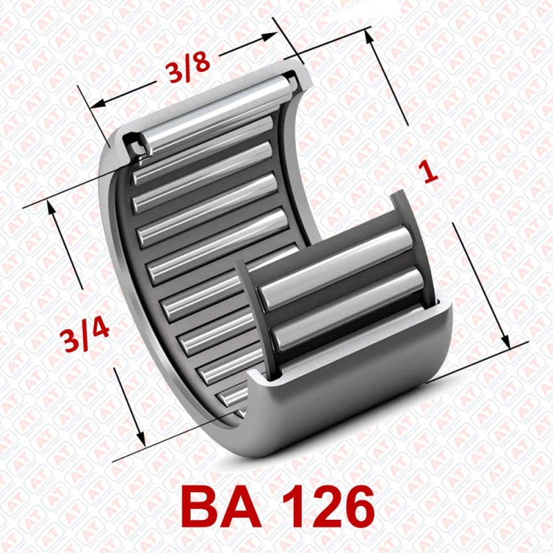 BA 0126 (SCE 126) - BA Series , Drawn Cup Bearings , Needle Roller Bearings | YFB | Abdul Traders