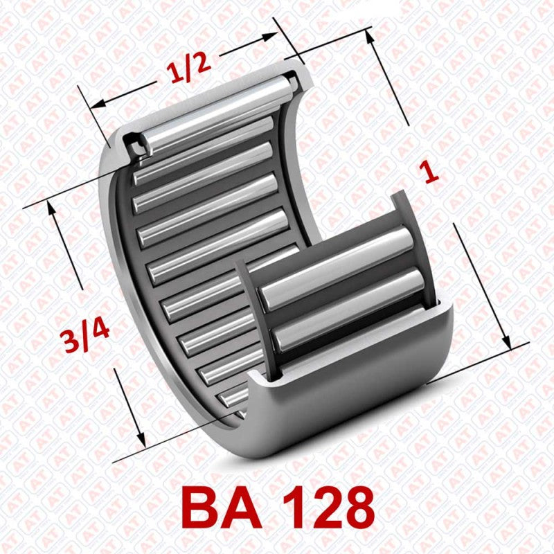 BA 0128 (SCE 128) - BA Series , Drawn Cup Bearings , Needle Roller Bearings | YFB | Abdul Traders