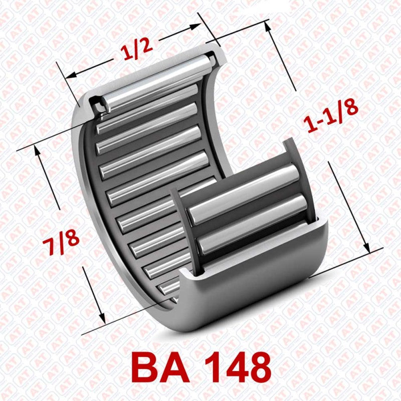 BA 0148 (SCE 148) - BA Series , Drawn Cup Bearings , Needle Roller Bearings | YFB | Abdul Traders