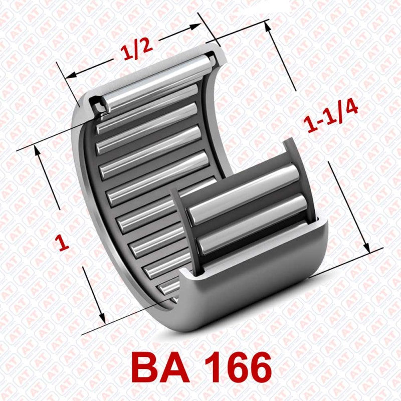 BA 0166 (SCE 166) - BA Series , Drawn Cup Bearings , Needle Roller Bearings | YFB | Abdul Traders