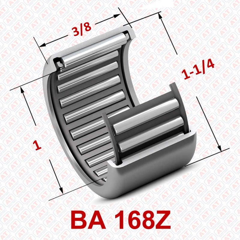 BA 0168 (SCE 168) - BA Series , Drawn Cup Bearings , Needle Roller Bearings | YFB | Abdul Traders