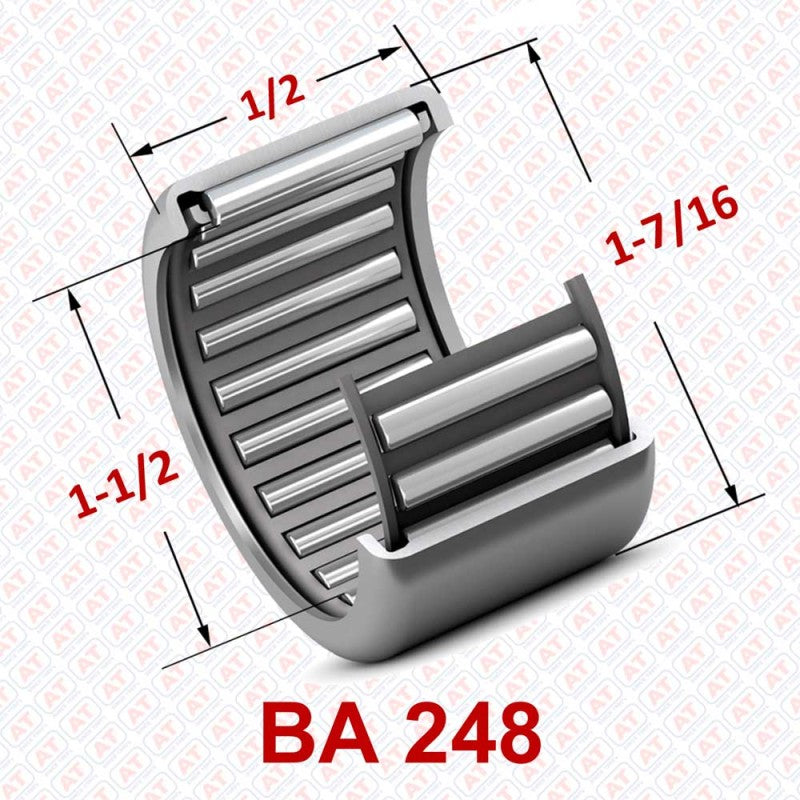 BA 0248 (SCE 248) - BA Series , Drawn Cup Bearings , Needle Roller Bearings | YFB | Abdul Traders